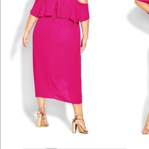 City Chic Pink dress - Va va voom